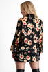 Shan Soie Mock neck silk blouse